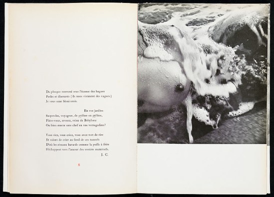 Lucien Clergue - Corps Mémorable - Paul Eluard Pablo Picasso, & Jean Cocteau Seghers 1957 