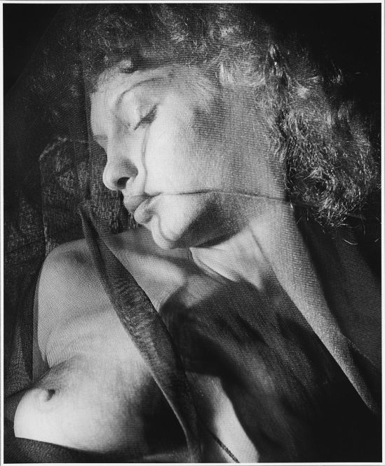 Alexander Hammid American (Linz, Czechoslovakia 1907 - 2004 New York, NY) Film production still portrait of Maya Deren (portrait of Maya Deren covered with gauze-like fabric), 1942-1947