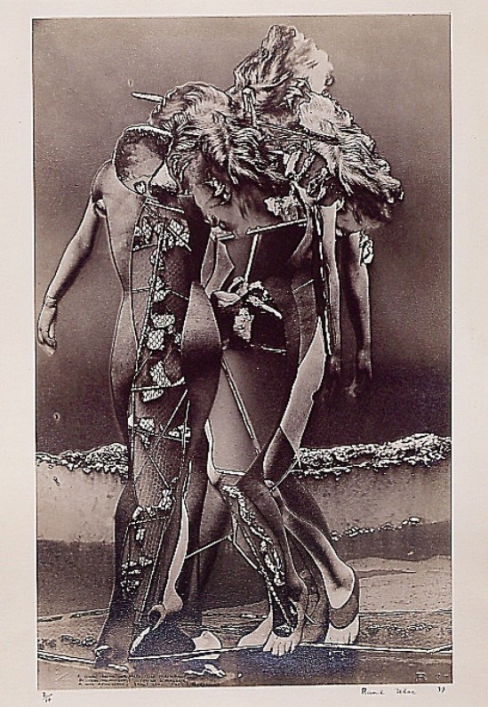 Raoul Ubac-Le Triomphe de la stérilité 1937, photomontage, solarisé, paru dans le no 10 du "Minautaure", hiver 1937 