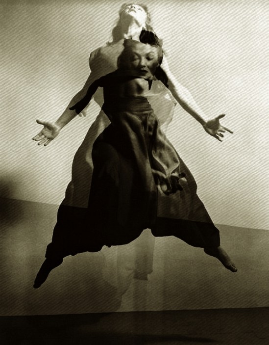 Barbara Morgan - Valerie Bettis  The Desparate Heart, 1944. Photomontage