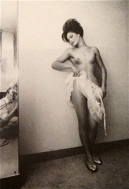 Carlo Mollino-Portrait with the model, serie polaroid-1962