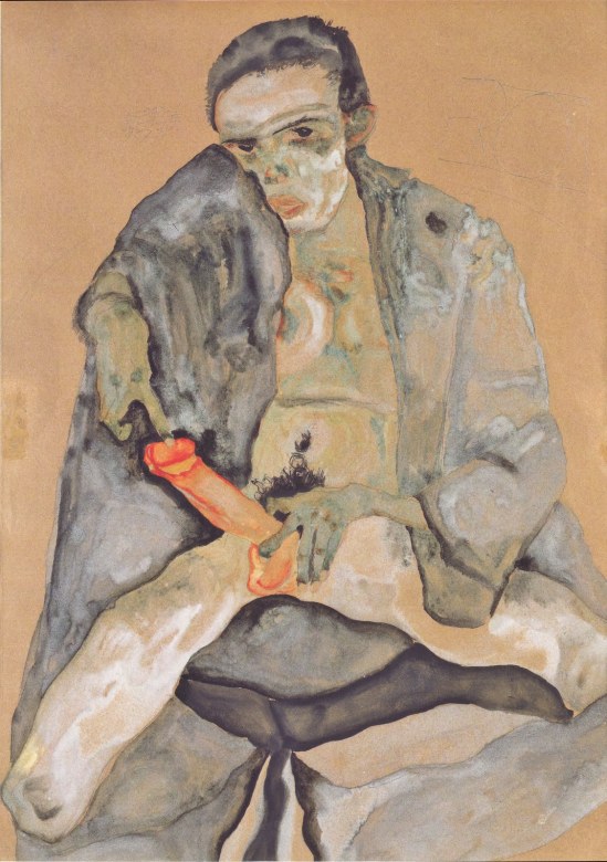 Egon Schiele - Die Rote Hostie (L'hostie rouge), 1911