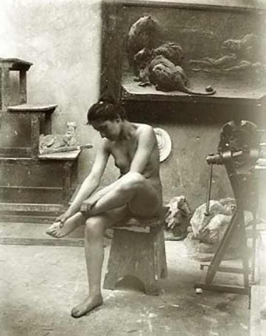 Heinrich Zille- Dornauszieher- Pose, 1900s