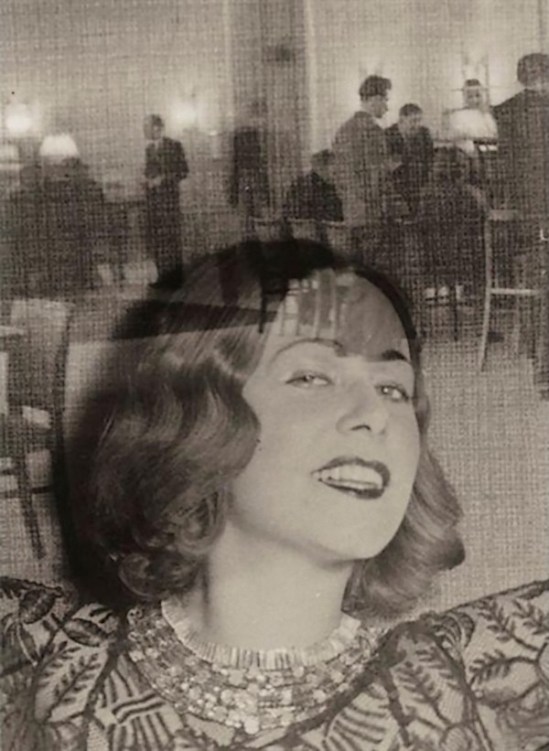 Heinz Hajek-Halke – Katharina Berger his wife (surimpression) , 1934