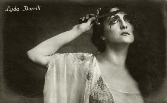 Italian actress Lyda Borelli,  1920s.