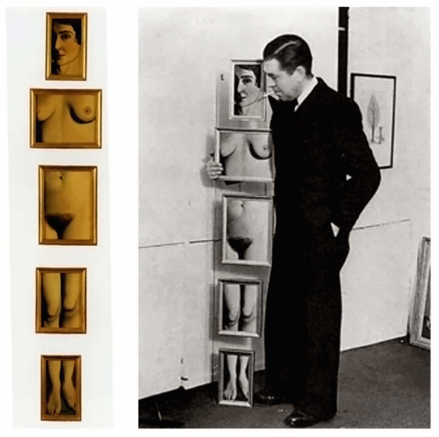 René Magritte, L’Évidence éternelle (The Eternally Obvious), Paris, 1930,  collection The Menil