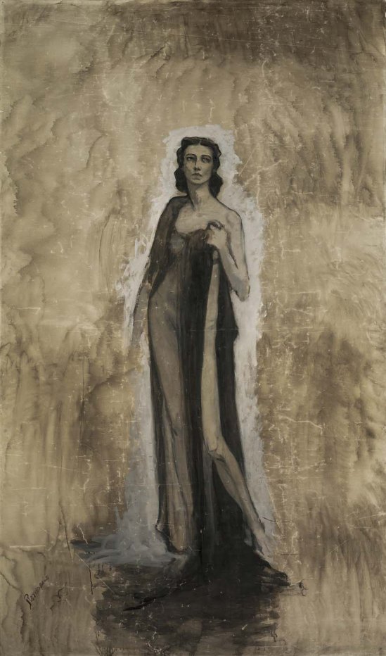 Romaine Brooks - Esquisse d'Ida Rubinstein, 1912