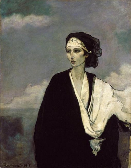 Romaine Brooks Ida Rubinstein 1917 - Copie