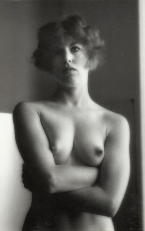 Ruth Bernhard - Female Nude with Crossed Arms