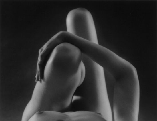 Ruth Bernhard- Knees and Arm, 1976