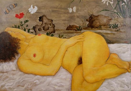 Xi  Pan-Nude with Chinese Composition 2005
