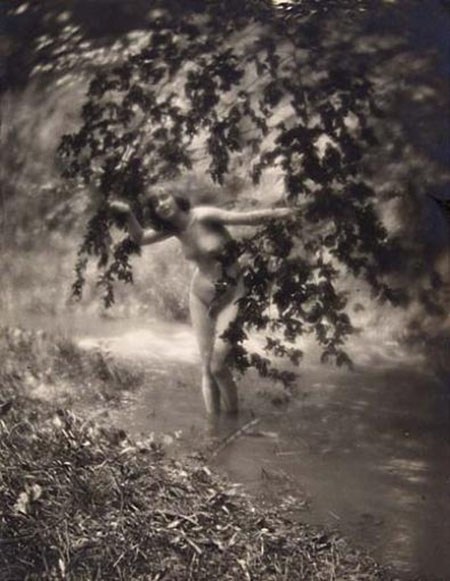 Charles J Cook -Female Nude In Stream, 1920