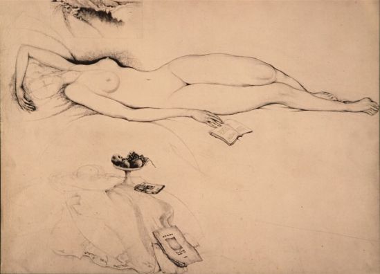 Jules De Bruycker- naakt, 1925-37 ( dessin)