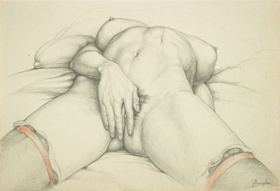 Jules De Bruycker- naakt, Dessins - Drawings 