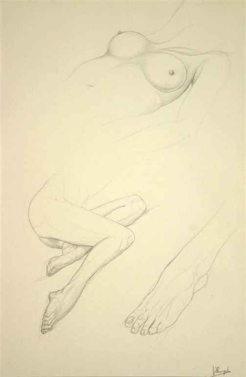 Jules De Bruycker- naakt, Dessins - Drawings 