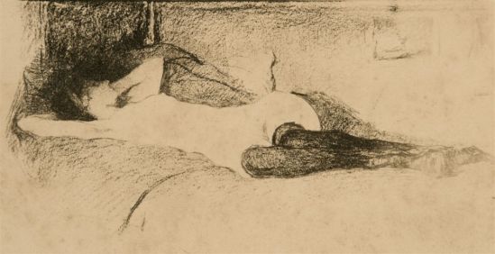 Jules De Bruycker- naakt, modele eva Dessins - Drawings