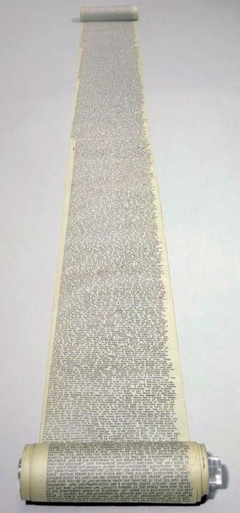 Manuscrit  Sur la Route (On the road) By Jack Kerouac