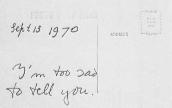 i’m too sad to tell you (1971) – Bas Jan Ader