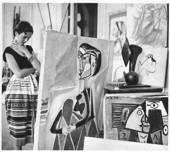 Jacques Henri Lartigue - Florette at Picasso's studio, Cannes, 1955