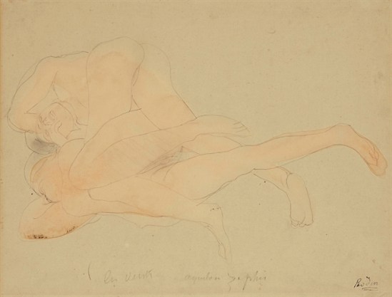 Auguste Rodin-Vents - Aquilon et Zephyr 1900