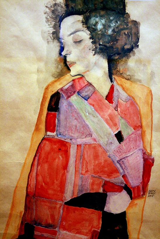 Egon Schiele -Frau (Woman) , 1911