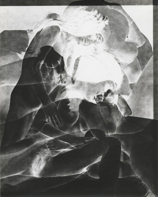 Robert Heinecken- Study 31 ,1970 ,Black and white photogram