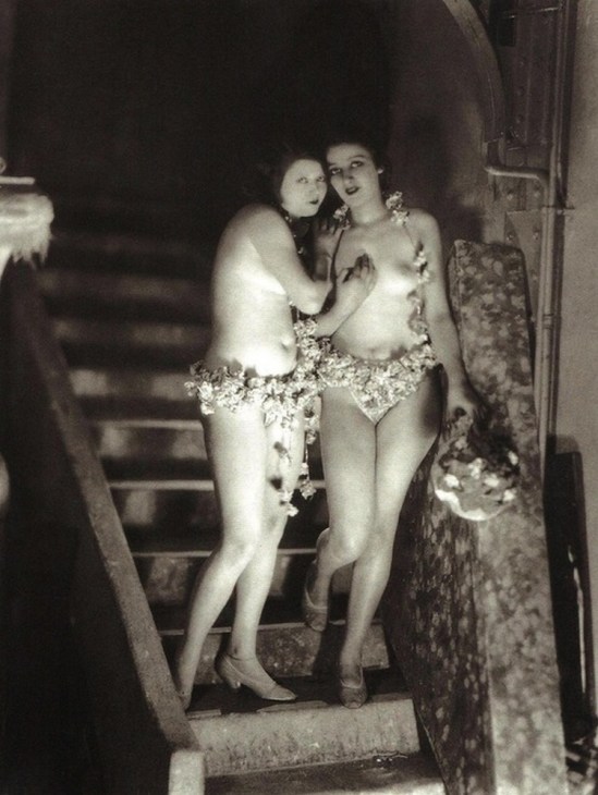 James Abbe -Backstage at the Folies Bergère, Paris,1926.