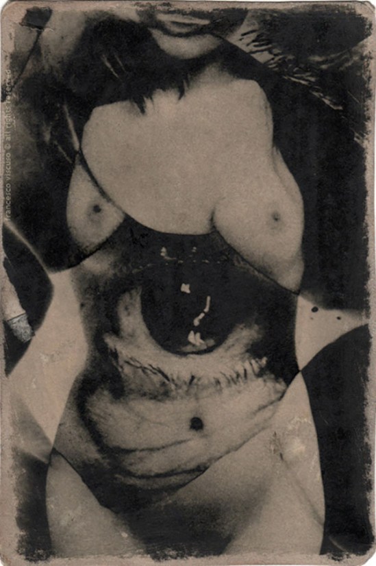 Francesco Viscuso – PANDAEMONIUM – Photomontage – (accoucher des visions) comme dire voir et être vu, 2012.