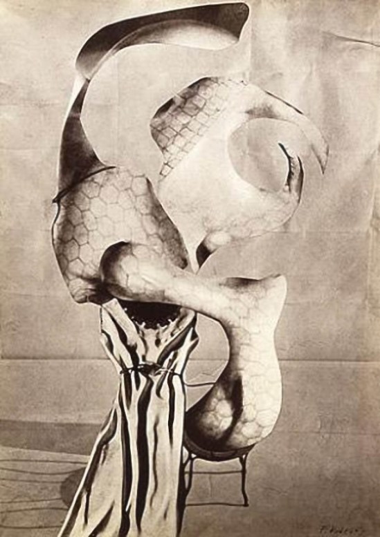 František Vobecký -  A Melancholic Day, 1936 photomontage