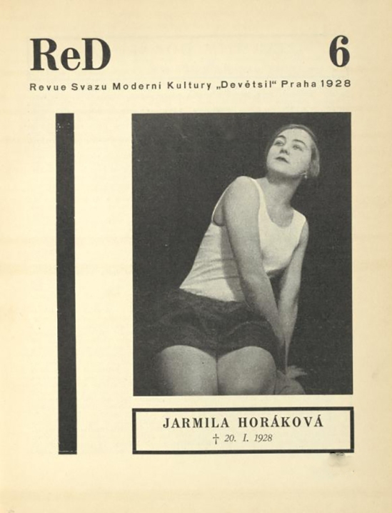 Jarmila Horáková, 20.1.1928 from ReD published by Karel Teige), issue6 , 1929