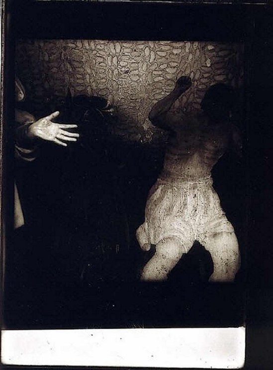 Jindřich Štyrský- Sur les aiguilles de nos jours, 1934-35( Plaque de verre argentique)