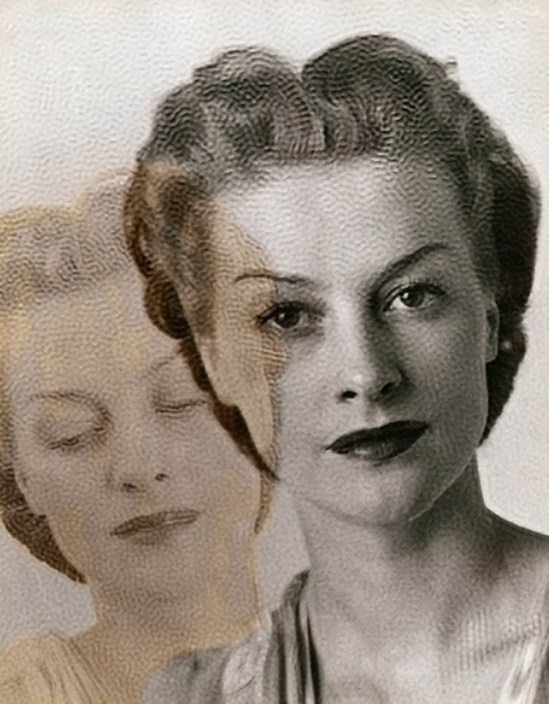 Josef Breitenbach- A Woman and Her Conscience, New York, 1945, Vintage toned gelatin silver print ©The Josef Breitenbach Trust.