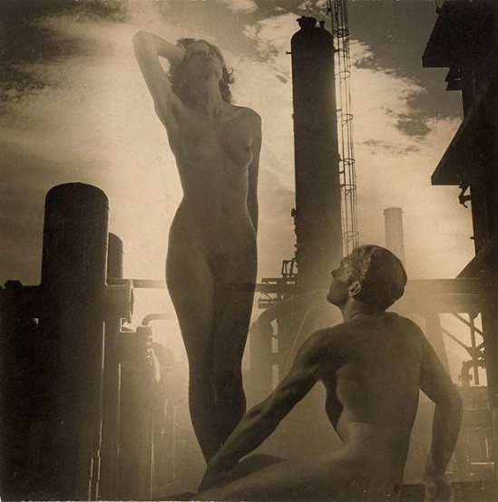 Laurence Le Guay- The progenitors , 1938 gelatin silver photograph, toned montage