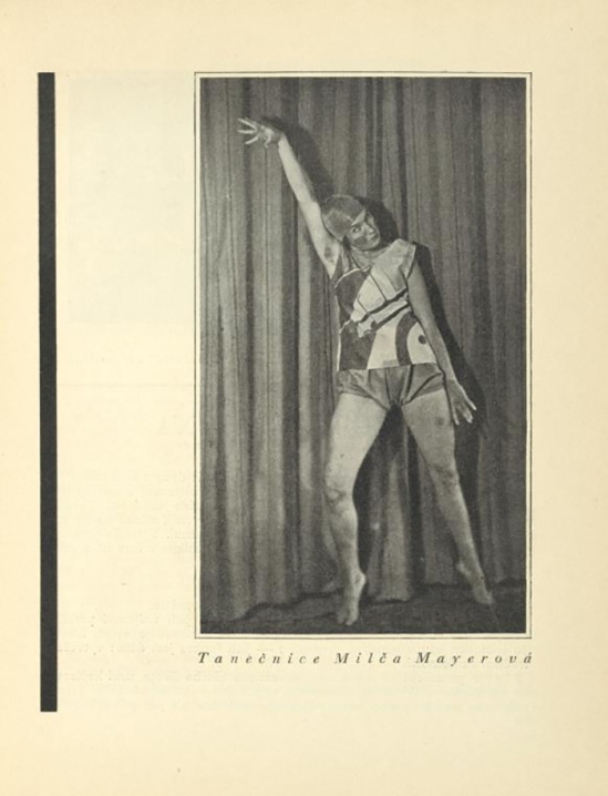 the Dancer Milca Mayerová- uncredited, published In ReD( Dirrected ans published by Karel Teige), issue # 1, 1927-28