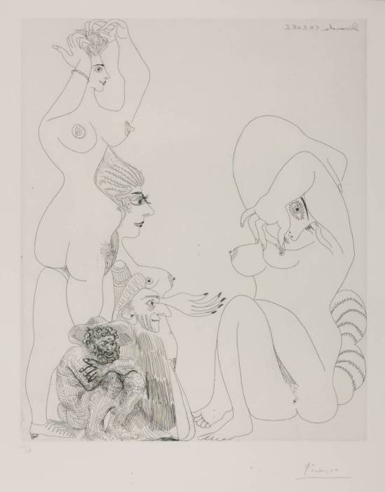 Pablo Picasso - Eau-forte,  24 Mars 1968 II