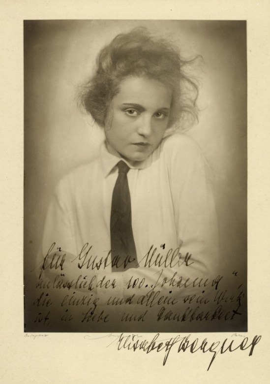 Pal Funk Paul Angelo - Portrait of the actress Elisabeth Bergner (1897 - 1986) for 'Fräulein Julie'. 1922