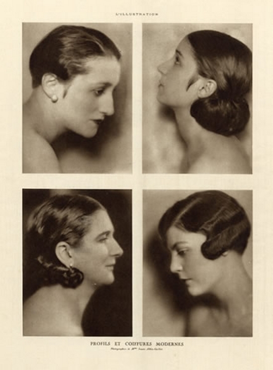Laure Albin Guillot 1926 Profils et Coiffures Modernes, Hairstyle