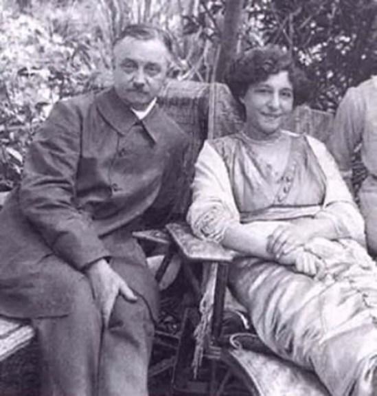 Félix Vallotton et Gabrielle son épouse en 1910