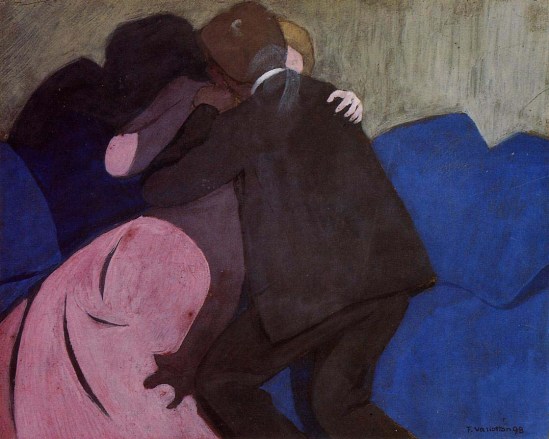 Félix Vallotton The kiss, 1898