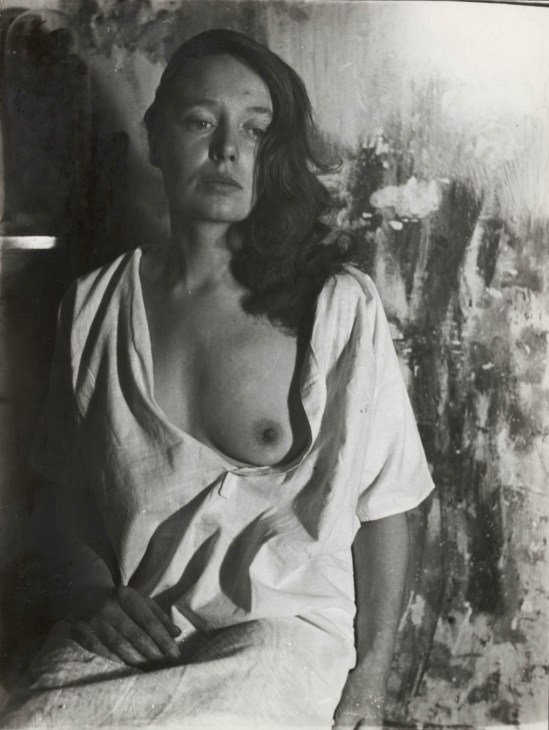 Wally Elenbaas- Femme avec la poitrine nue  1950-1954