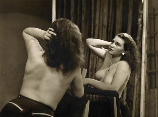 Josef Sudek- Untitled (nude in mirror) 1940