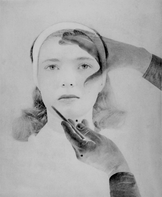 Rolf Tietgens - Make-up (double print positive-negative), 1950s