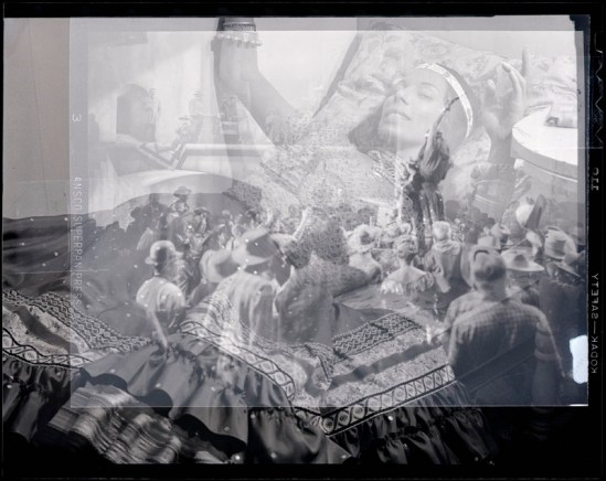 Man Ray -Tilly Losch, surimpression , 1942