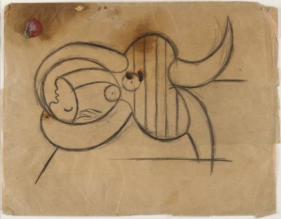 Pablo Picasso- Femme en costume de bain, 1931-1932