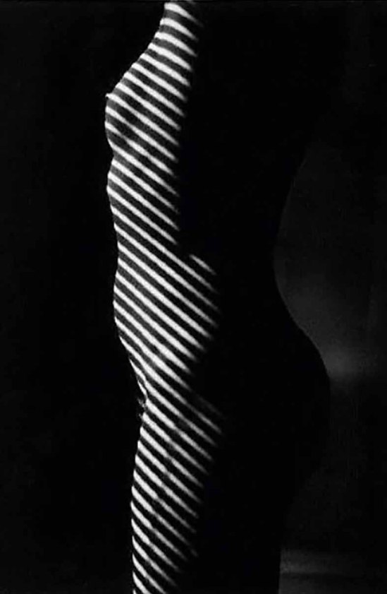 Ralph Gibson, Striped Nude, 1999