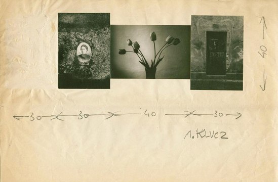 Zdzisław Beksiński- Untiteld, collage 1950s