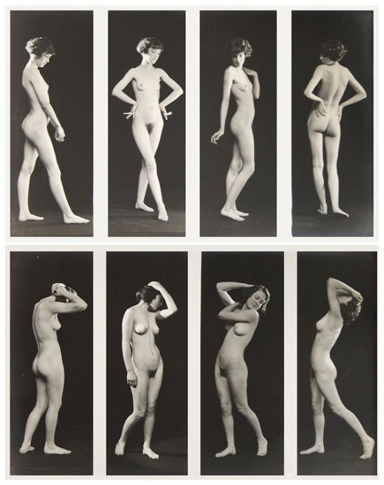 Albert Arthur Allen- figure study of 4 nudes, by Allan Art Studios, Oakland, California.1923 2