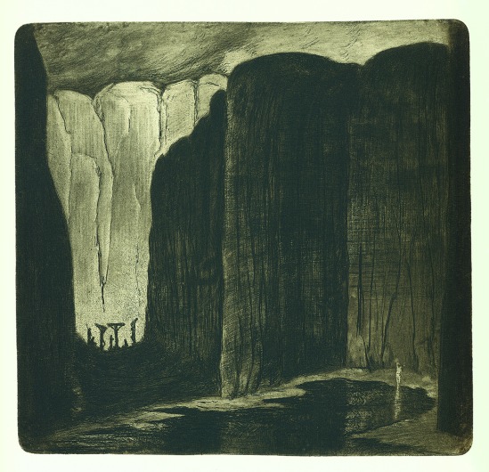 František Drtikol- Untitled etching, 1910-20 4