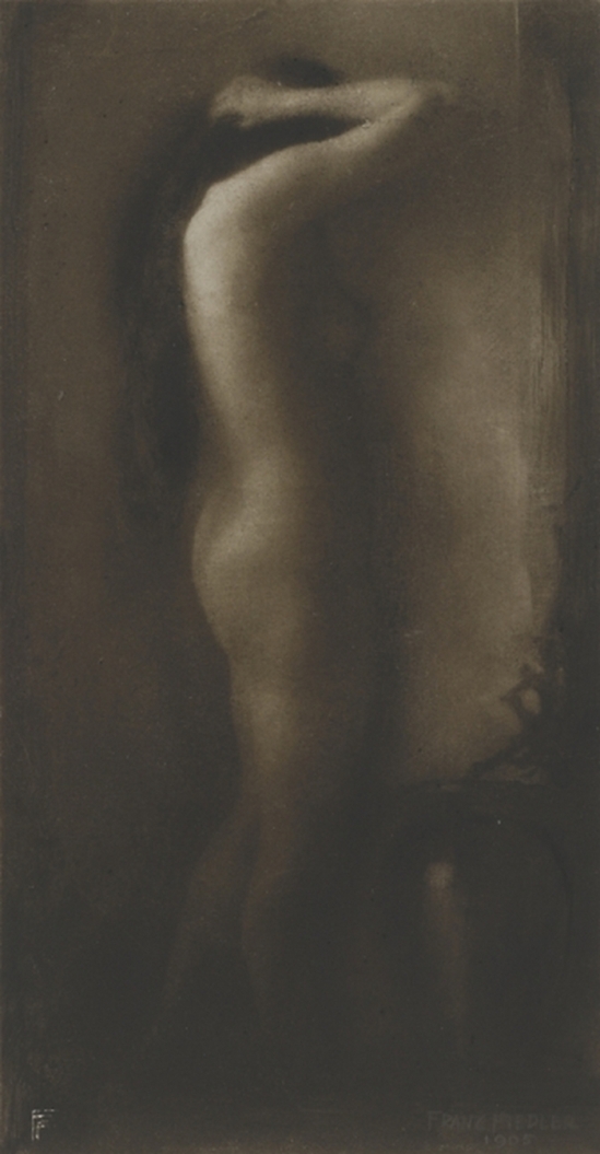 Franz Fiedler- Stehender Akt (Standing up nude), 1905