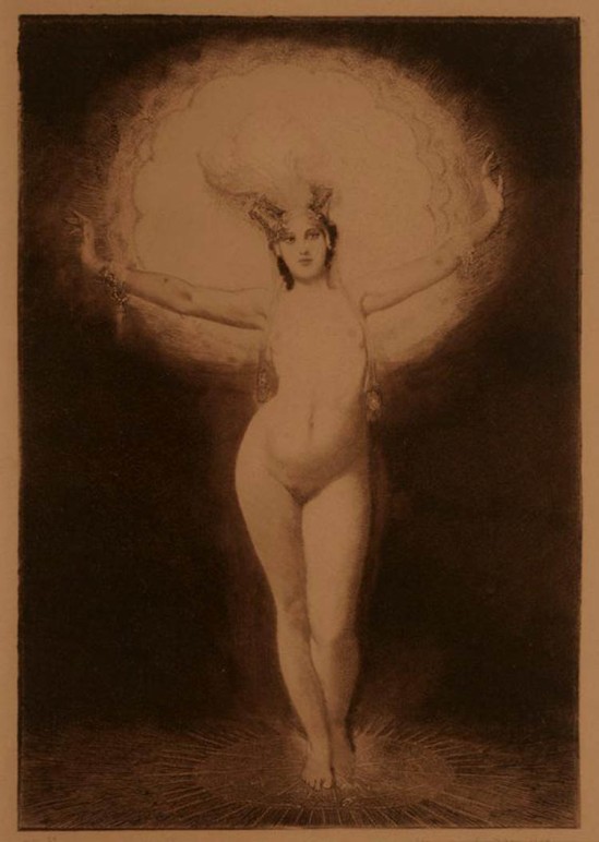 Norman Lindsay Oblation, 1920 Etching, aquatint and stipple